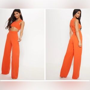 PLT orange jumpsuit